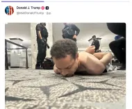 白宫记者晚宴枪手影像曝光：试图强闯安检点，被抓后赤裸趴地上 ...