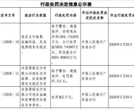 年内最大罚单落地，又一支付机构被重罚